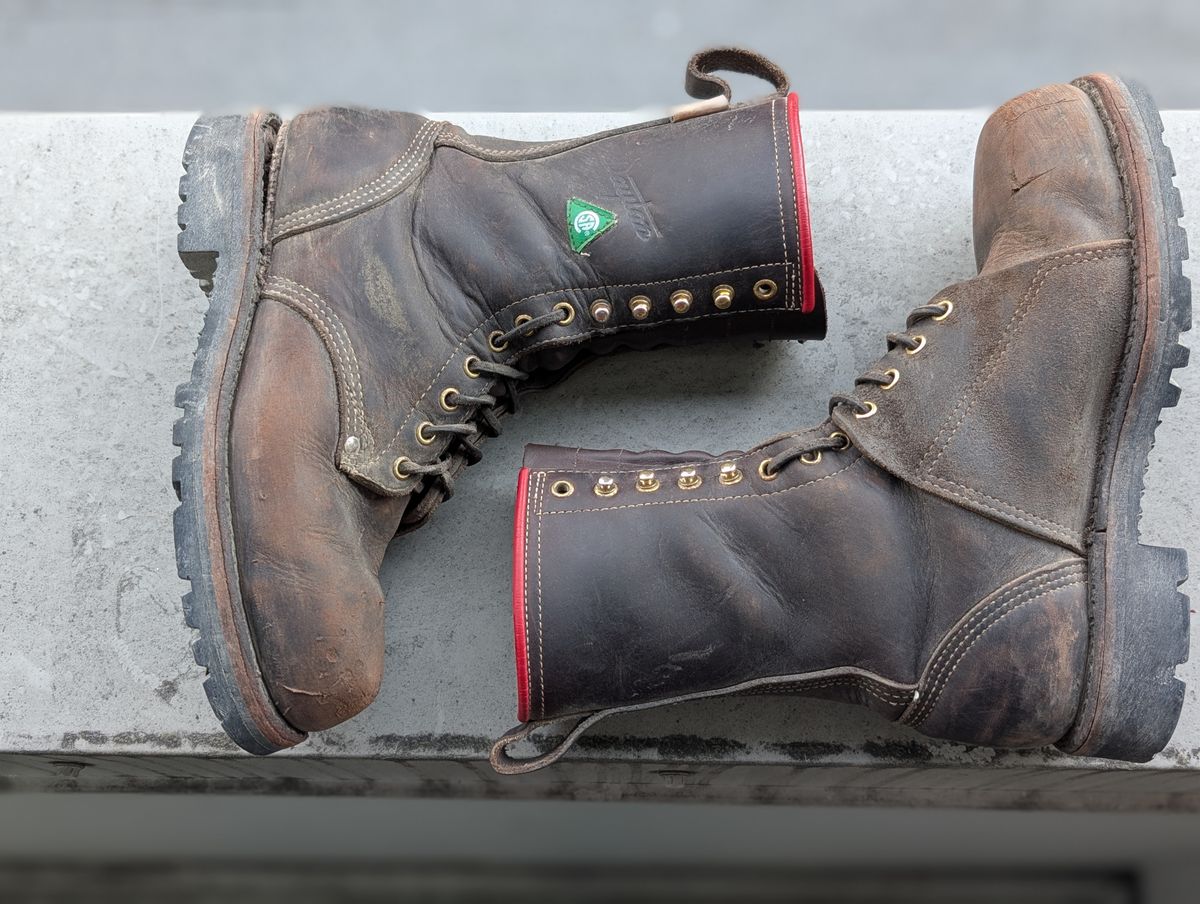 Photo by walkaboot on April 6, 2026 of the Dayton Boots 6410 CSA OHM Line Boot in Black Oil Tan.