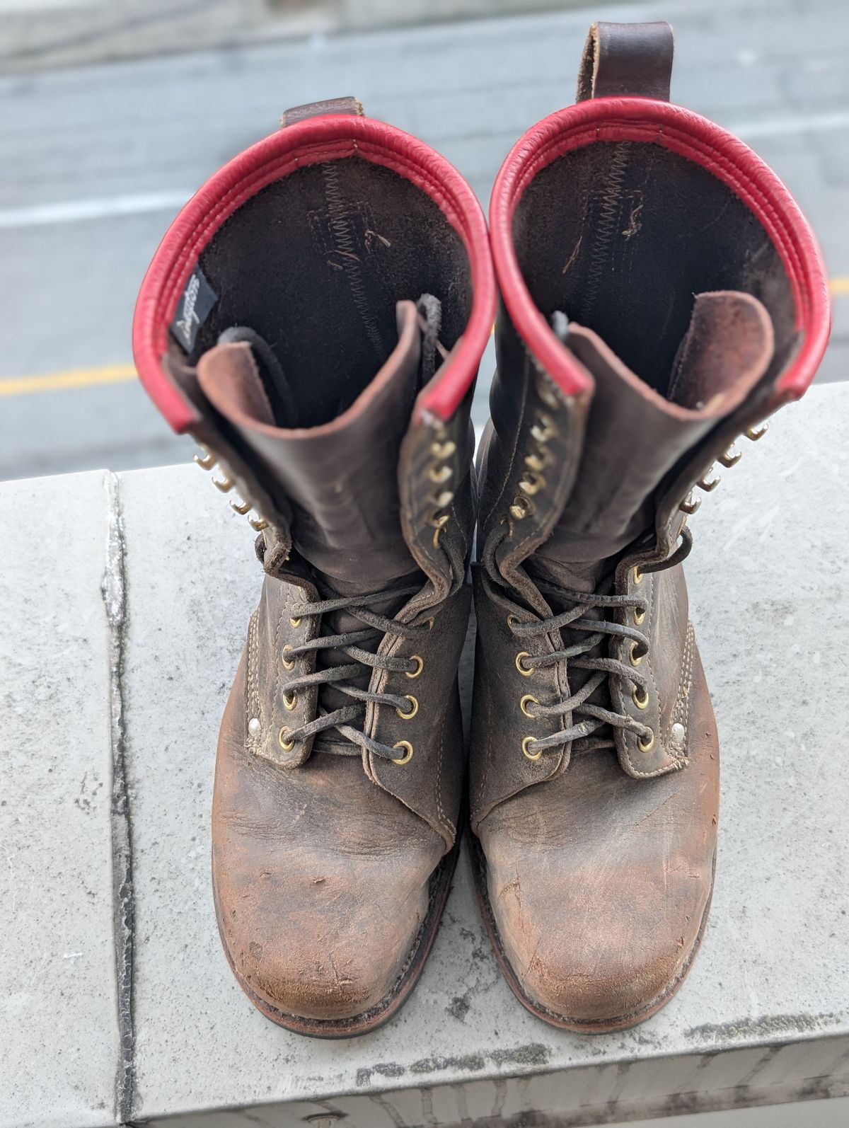 Photo by walkaboot on April 6, 2026 of the Dayton Boots 6410 CSA OHM Line Boot in Black Oil Tan.