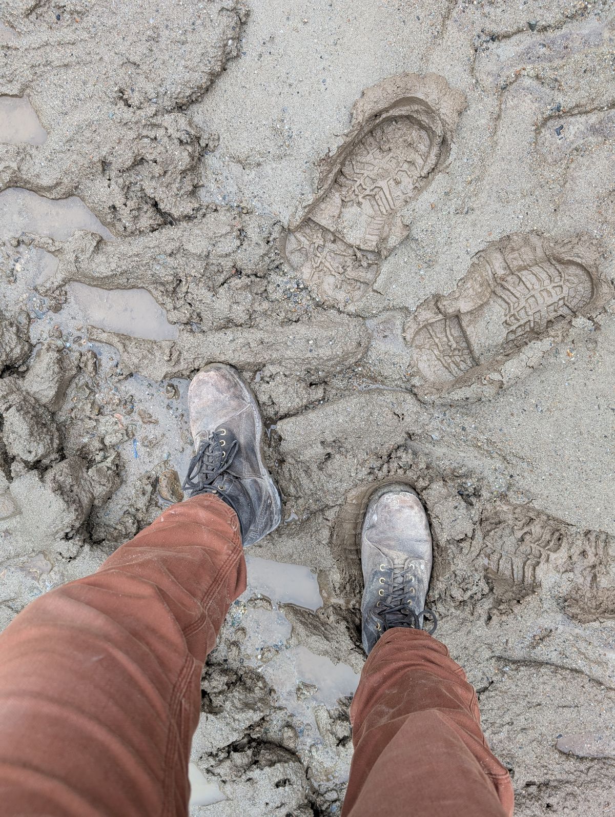 Photo by walkaboot on April 3, 2026 of the Dayton Boots 6410 CSA OHM Line Boot in Black Oil Tan.