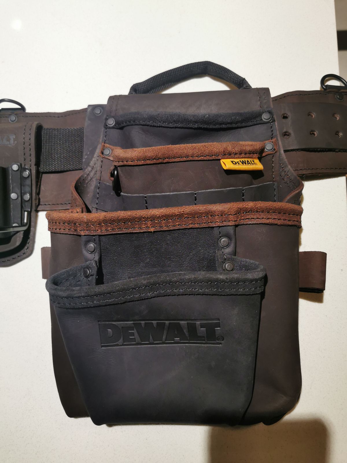 Photo by walkaboot on September 30, 2025 of the DeWalt DWST550113 in Nobuck Top Grain Leather.