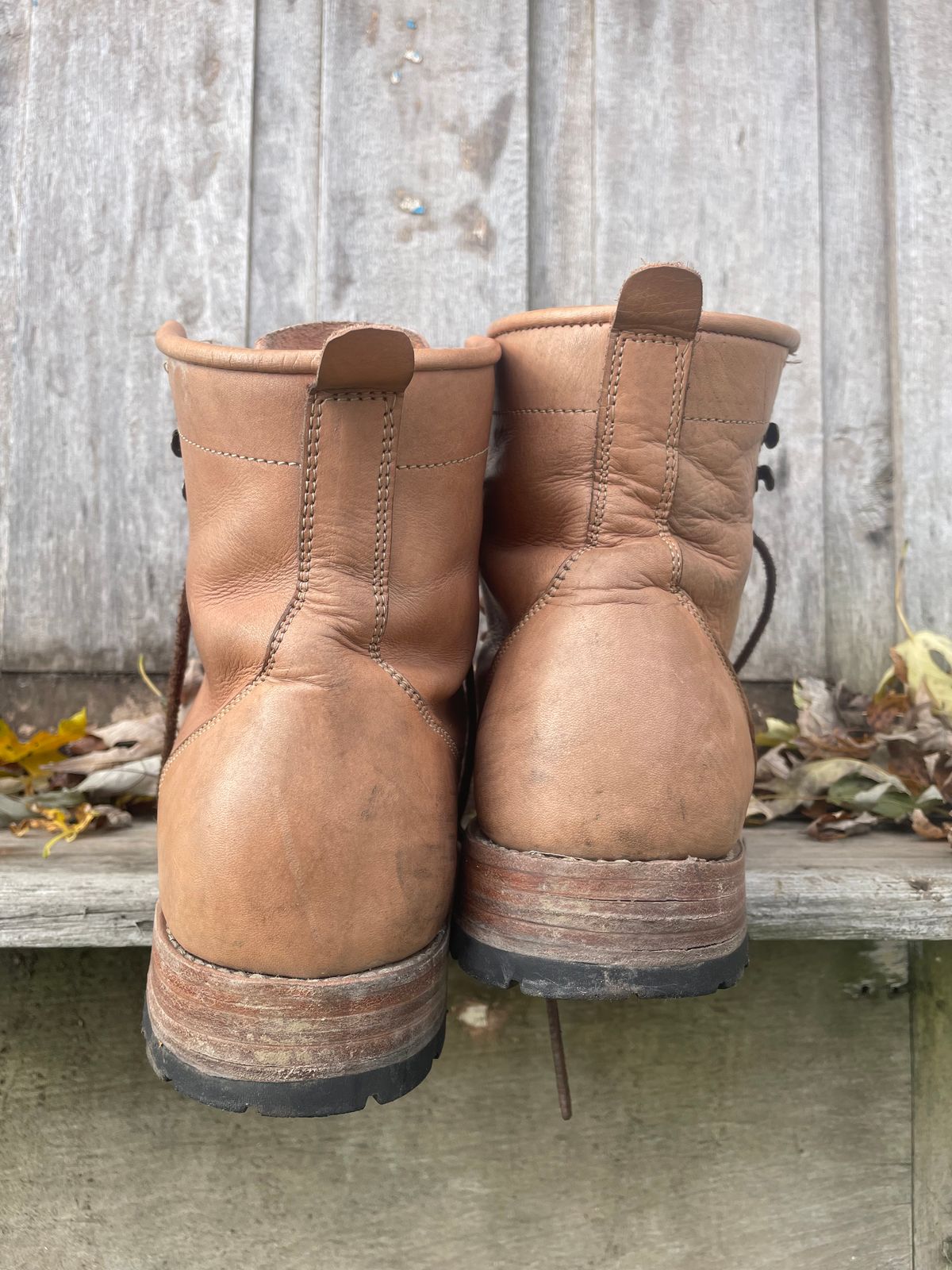 Photo by mrewest on November 3, 2025 of the Cordobes Type 1 Service Boot in Unknown Natural Veg Tan.