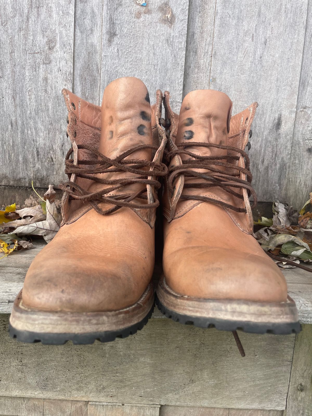 Photo by mrewest on November 3, 2025 of the Cordobes Type 1 Service Boot in Unknown Natural Veg Tan.