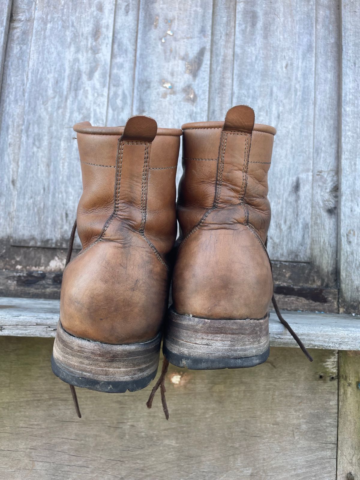 Photo by mrewest on March 1, 2026 of the Cordobes Type 1 Service Boot in Unknown Natural Veg Tan.