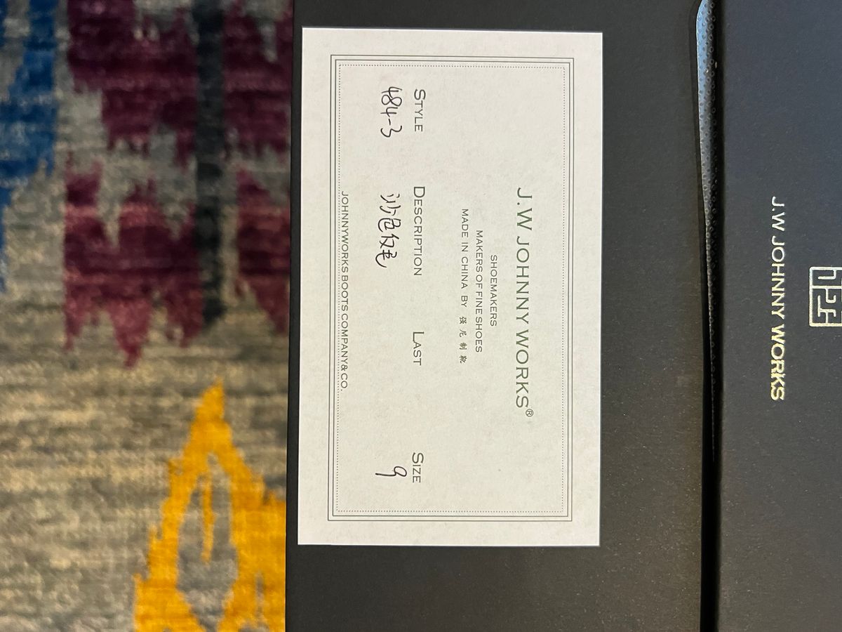 Photo by Tipples_and_drams on December 3, 2025 of the Johnny Works Suede Derby in Camel Suede.