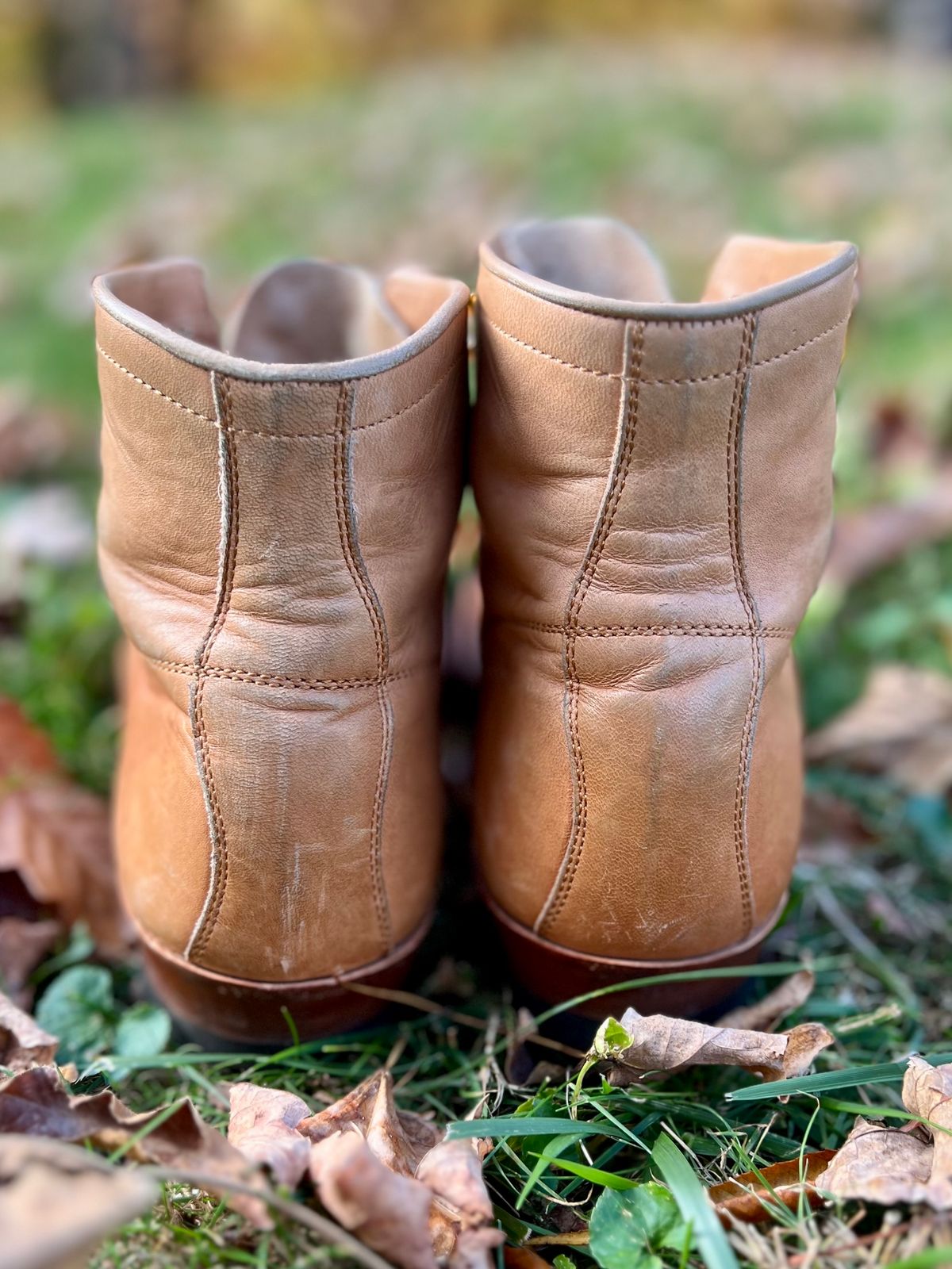 Photo by Tipples_and_drams on November 4, 2024 of the Y'2 Leather Work Boot in Kakishibu Horse (KS-02).