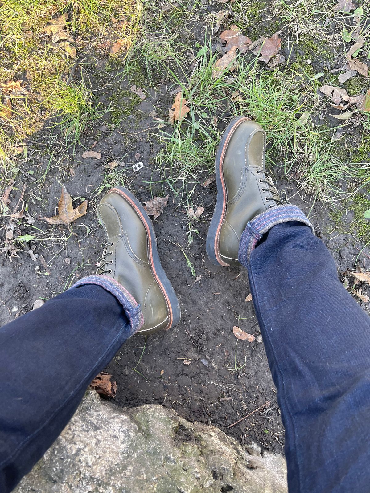 Photo by pampuh on December 1, 2024 of the Red Wing 6-Inch Classic Moc in S.B. Foot Alpine Portage.
