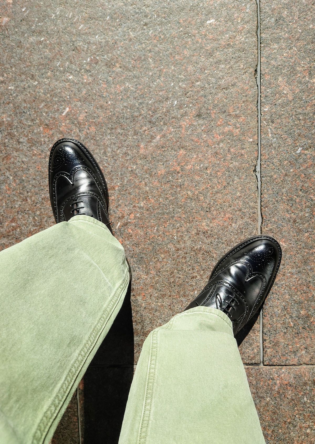 Photo by J.III on March 21, 2025 of the Joseph Cheaney & Sons Hythe II R Wingtip in Black Calf Leather.