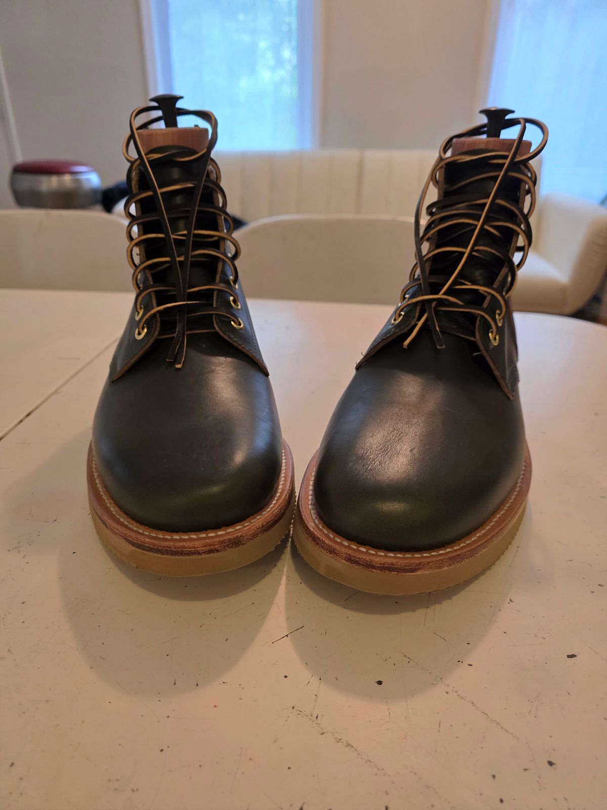 Photo by J.III on May 30, 2026 of the Oak Street Bootmakers Field Boot in Horween Greener Pastures Chromexcel.