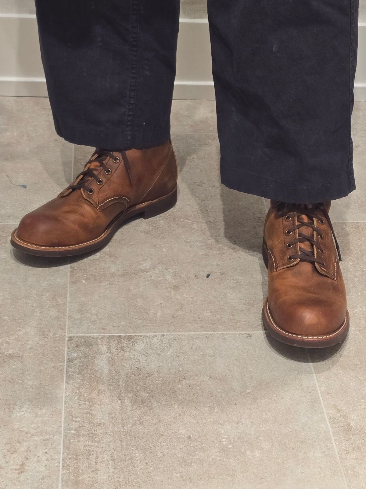 Photo by yunghomie on March 21, 2026 of the Red Wing Blacksmith in S.B. Foot Copper Rough and Tough.