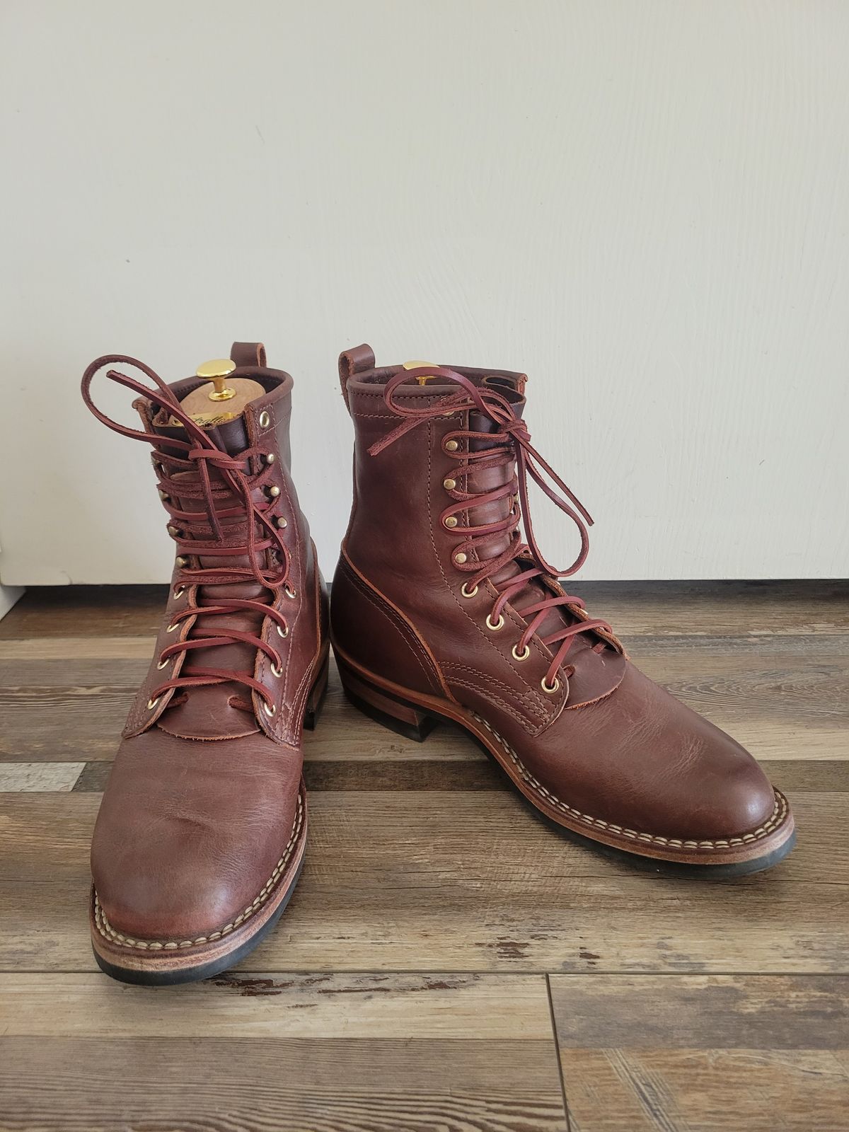 Photo by danjr92 on March 25, 2026 of the Nicks MTO in Horween Roanoke Timber.