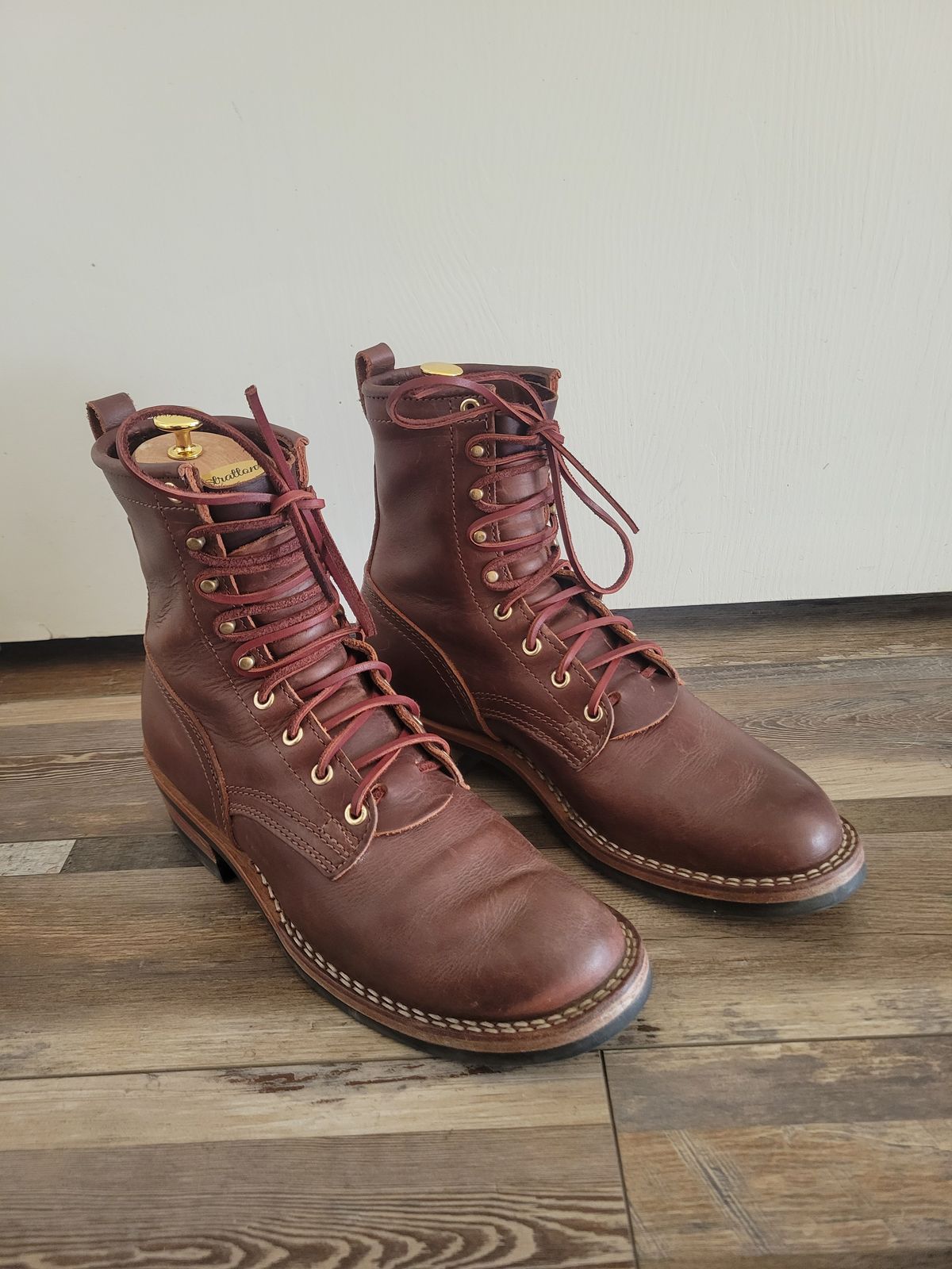 Photo by danjr92 on March 25, 2026 of the Nicks MTO in Horween Roanoke Timber.