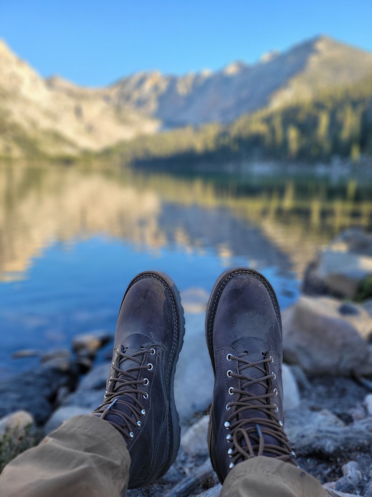 Photo by danjr92 on September 10, 2024 of the Nicks Ridgeline Hiking Boot in Seidel MaxSupport Walnut.
