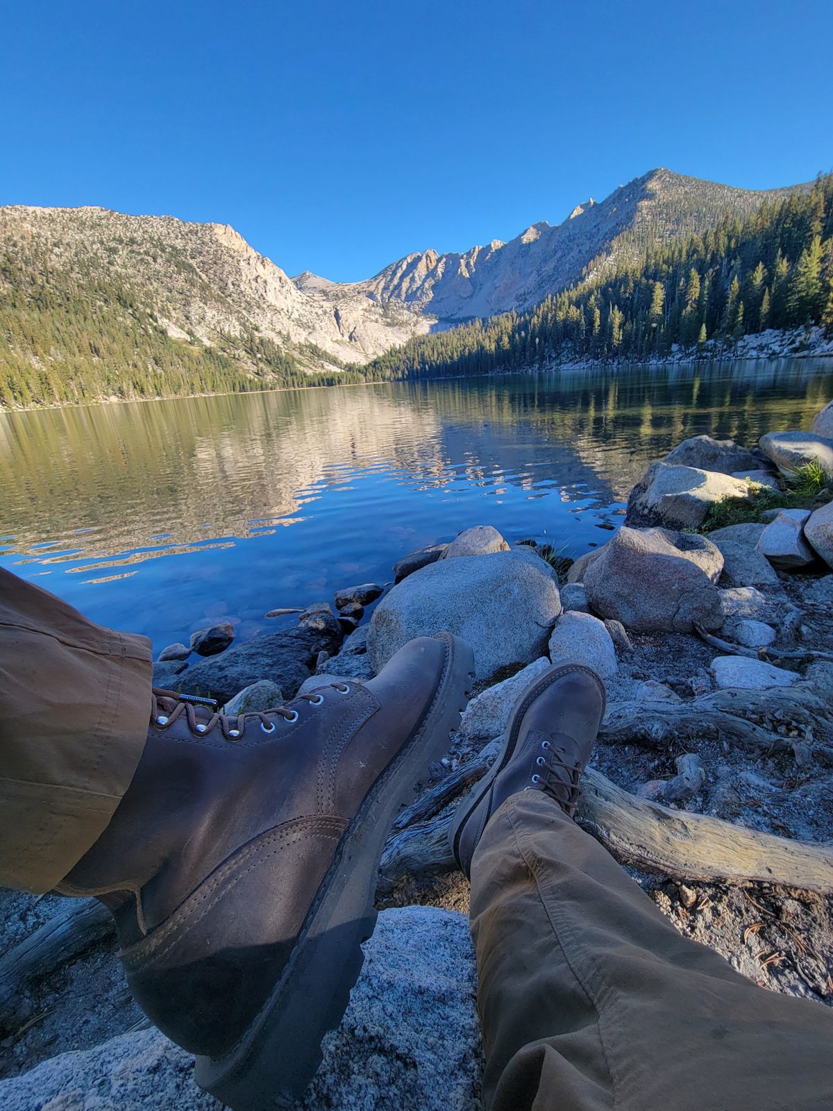 Photo by danjr92 on September 10, 2024 of the Nicks Ridgeline Hiking Boot in Seidel MaxSupport Walnut.