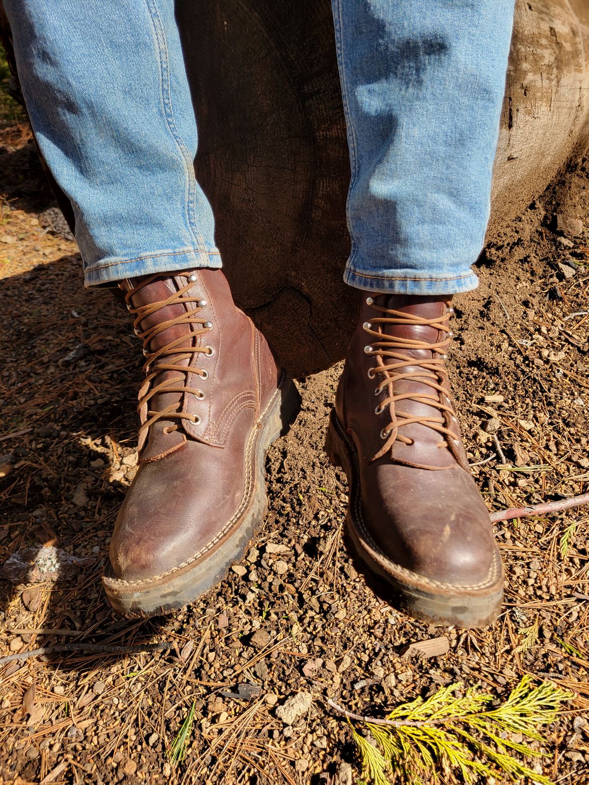 Photo by danjr92 on March 11, 2025 of the Nicks Ridgeline Hiking Boot in Seidel MaxSupport Walnut.