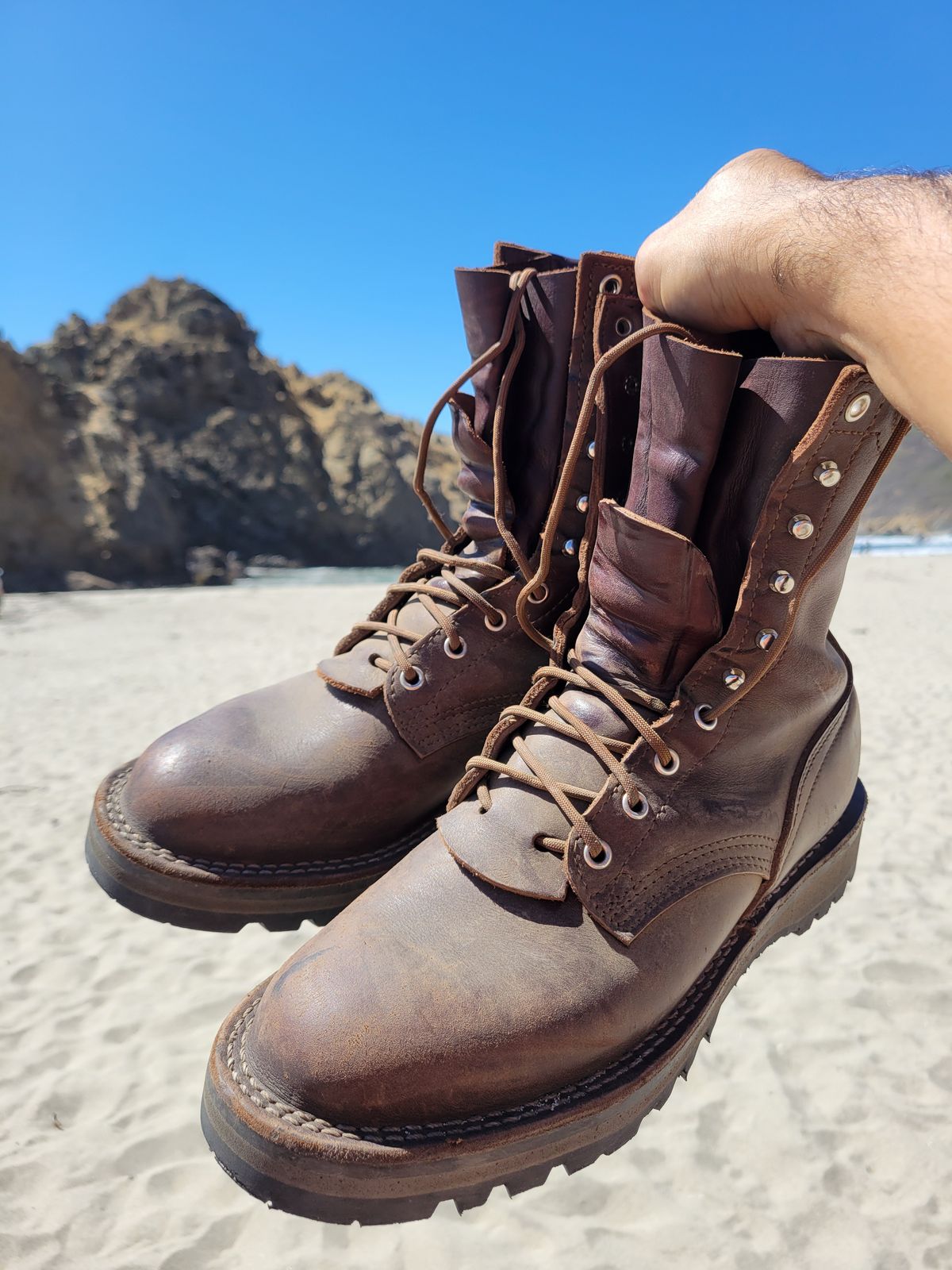 Photo by danjr92 on September 2, 2025 of the Nicks Ridgeline Hiking Boot in Seidel MaxSupport Walnut.