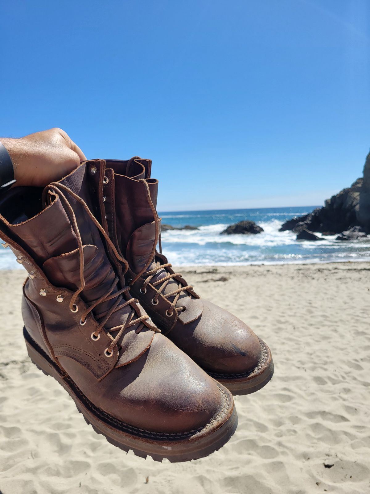 Photo by danjr92 on September 2, 2025 of the Nicks Ridgeline Hiking Boot in Seidel MaxSupport Walnut.