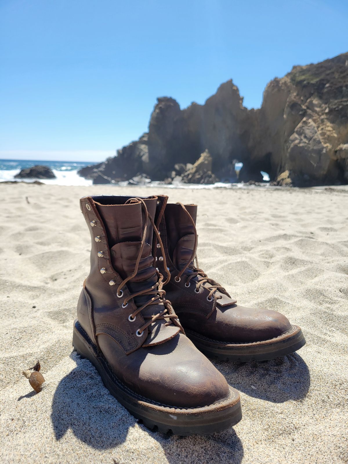 Photo by danjr92 on September 2, 2025 of the Nicks Ridgeline Hiking Boot in Seidel MaxSupport Walnut.