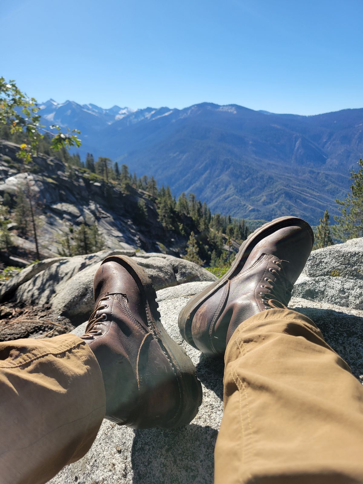 Photo by danjr92 on October 4, 2025 of the Nicks Ridgeline Hiking Boot in Seidel MaxSupport Walnut.