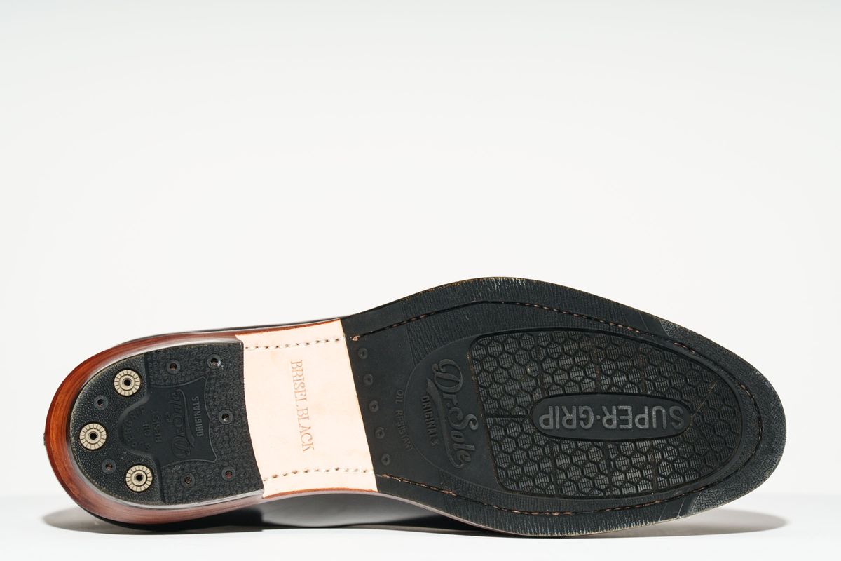 Photo by TToma on September 25, 2025 of the Briselblack The Seventh Chelsea Boot in Shinki Black Shell Cordovan.
