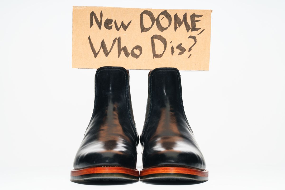 Photo by TToma on October 1, 2025 of the Briselblack The Seventh Chelsea Boot in Shinki Black Shell Cordovan.