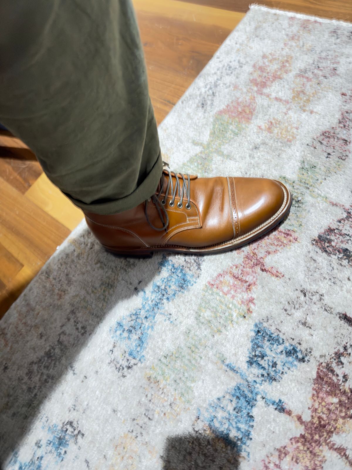Photo by jotac on May 15, 2026 of the Viberg Service Boot in Annonay Tan French Vocalou.