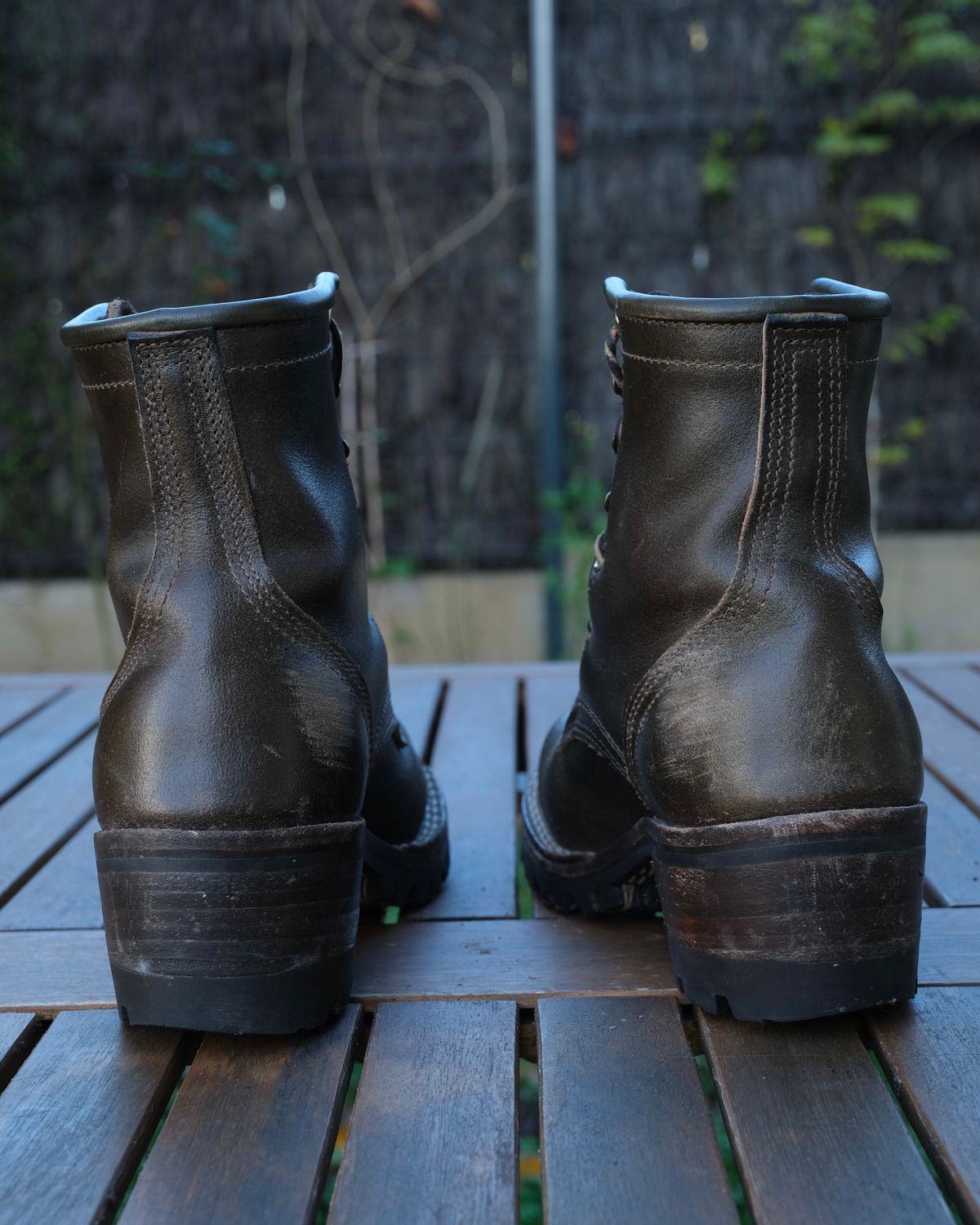 Photo by Amalgame on November 24, 2025 of the Nicks Becca in Horween Greener Pastures Waxed Flesh.