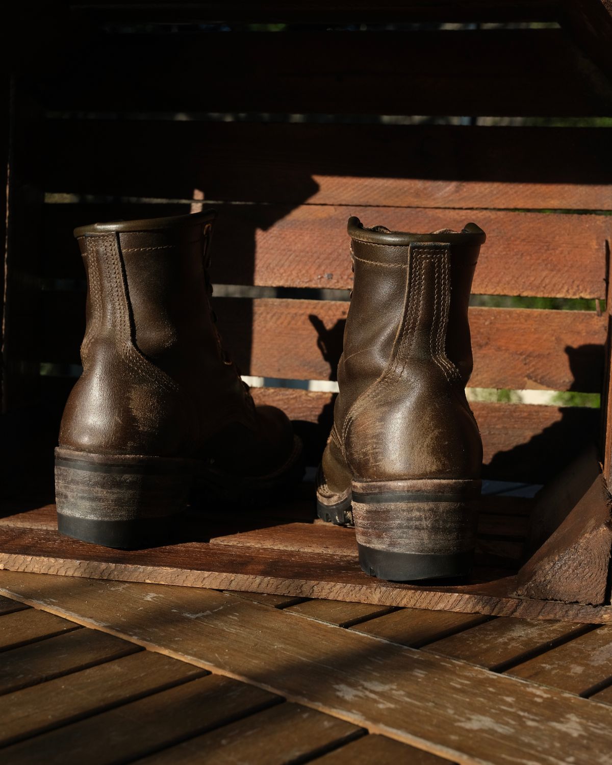 Photo by Amalgame on December 26, 2025 of the Nicks Becca in Horween Greener Pastures Waxed Flesh.