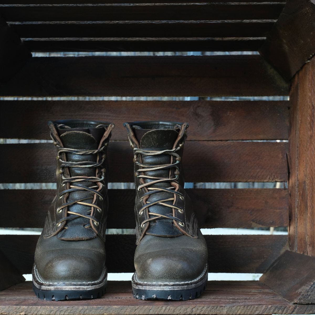 Photo by Amalgame on December 26, 2025 of the Nicks Becca in Horween Greener Pastures Waxed Flesh.