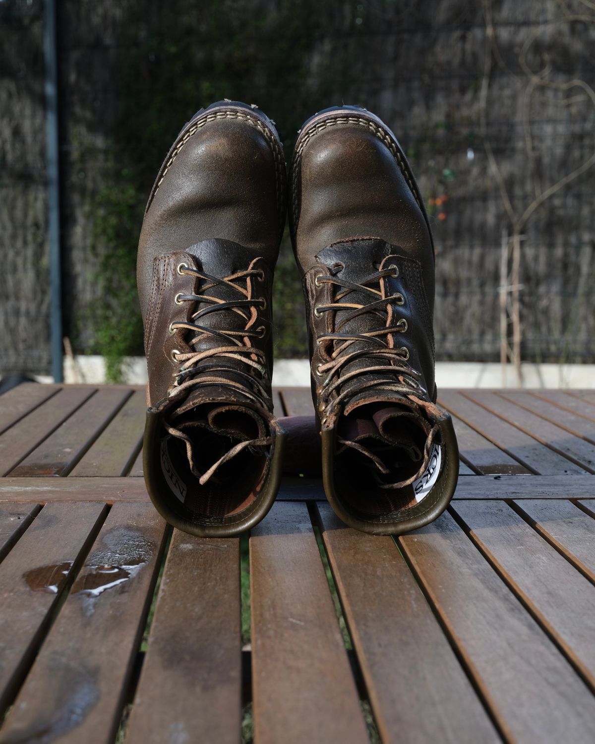Photo by Amalgame on January 25, 2026 of the Nicks Becca in Horween Greener Pastures Waxed Flesh.
