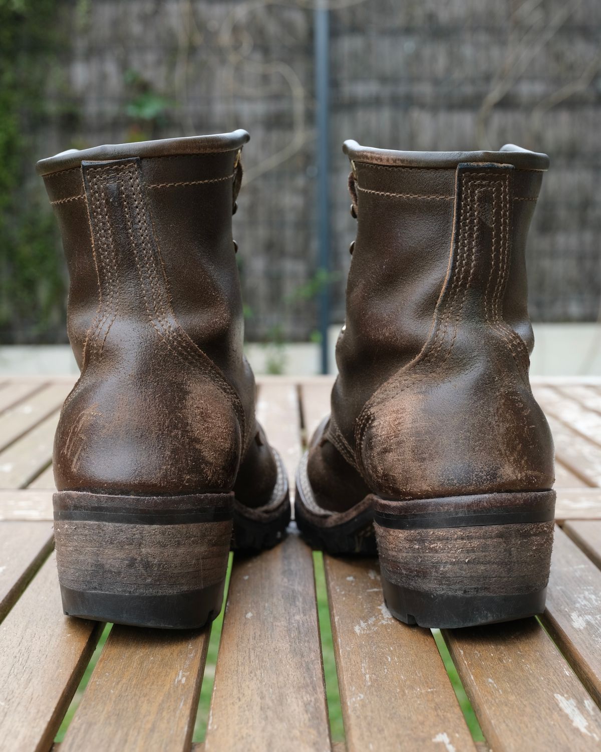 Photo by Amalgame on April 5, 2026 of the Nicks Becca in Horween Greener Pastures Waxed Flesh.