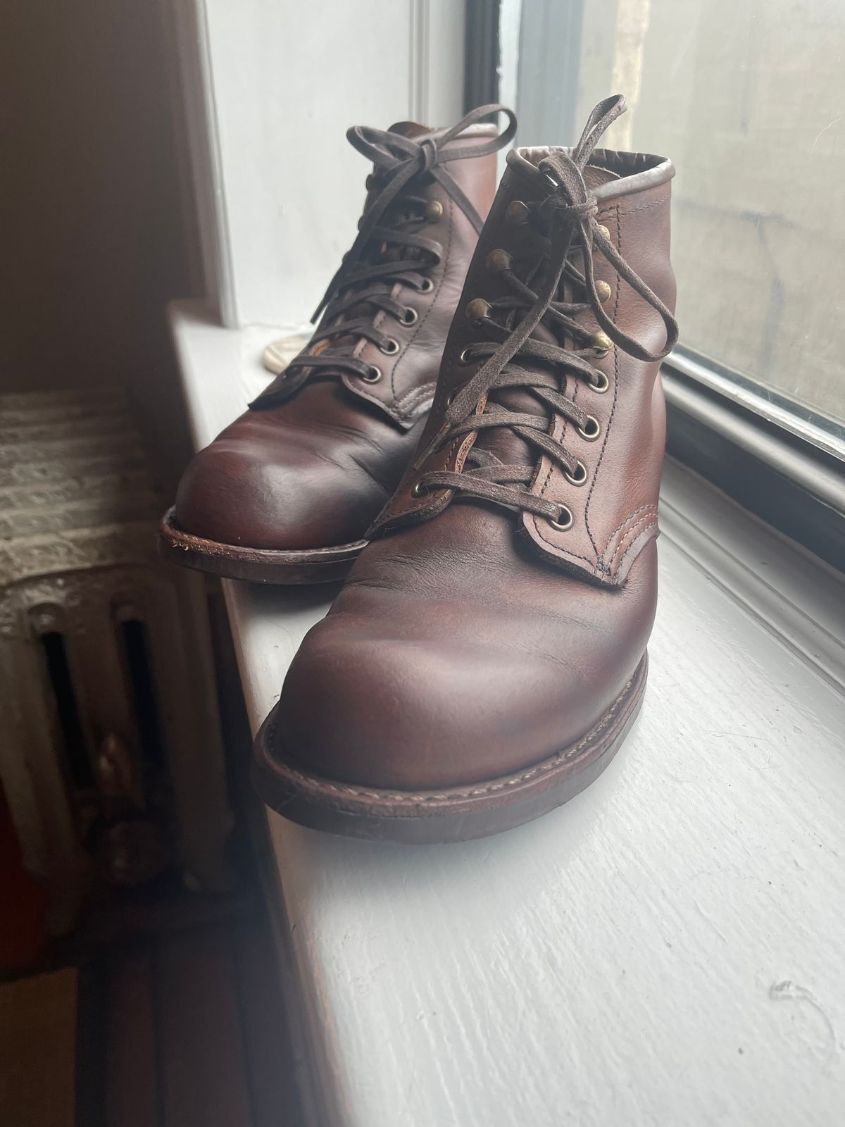 Photo by fmbuhay on February 16, 2025 of the Red Wing Blacksmith in S.B. Foot Copper Rough and Tough.