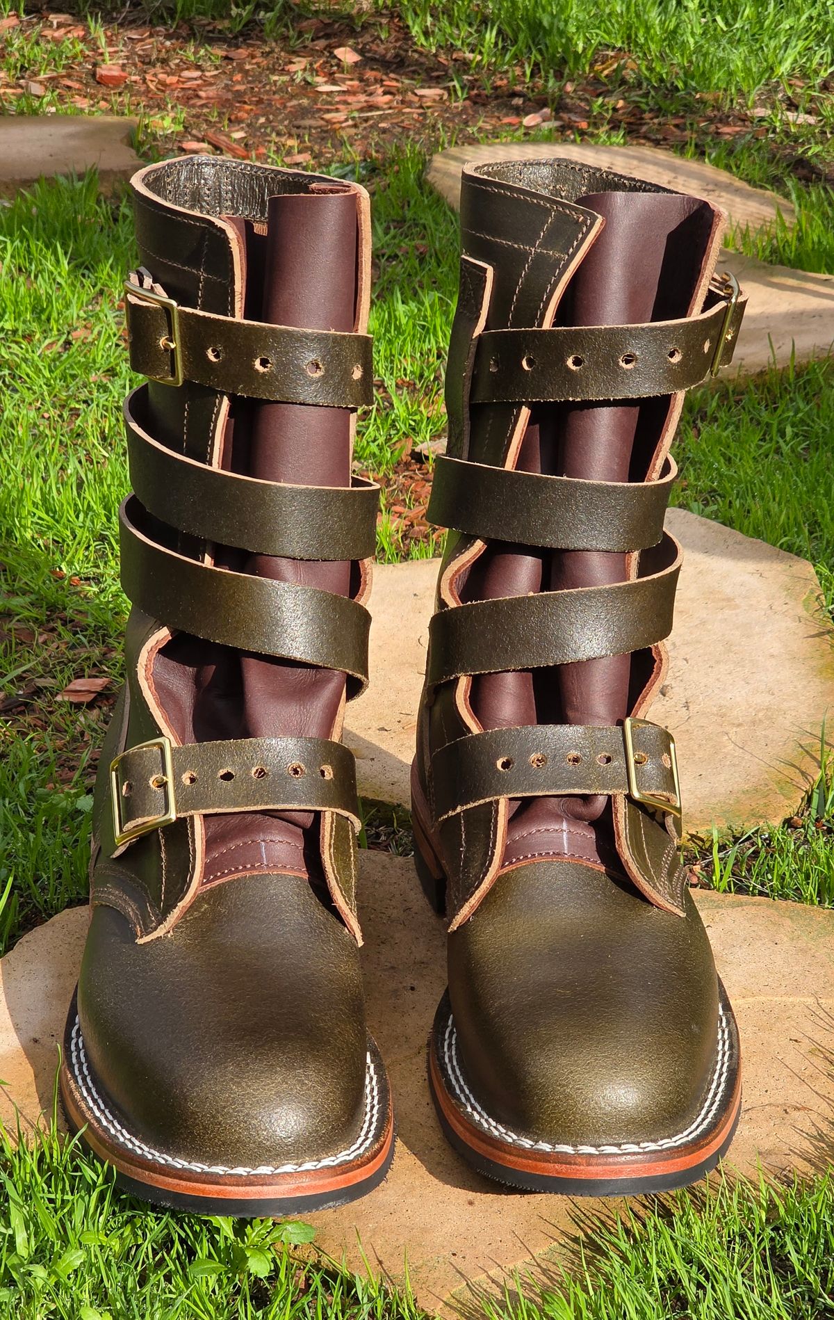 Photo by GumballGimbel on December 27, 2025 of the Nicks TankerPro in Nicks / Greener Pastures Waxed Flesh.