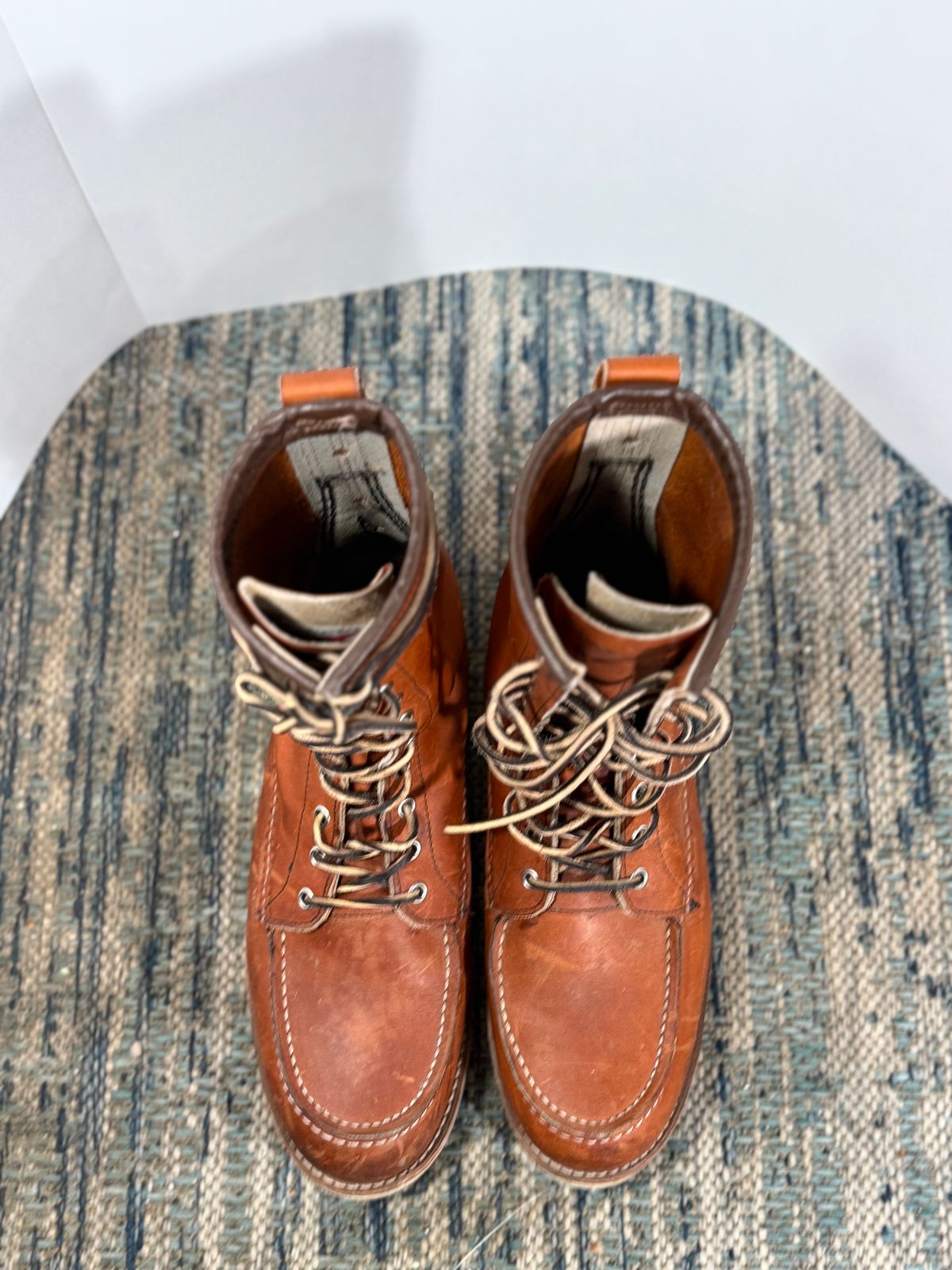 Photo by M_Vaughan on November 1, 2025 of the Red Wing 8-Inch Classic Moc in Oro Legacy Leather.