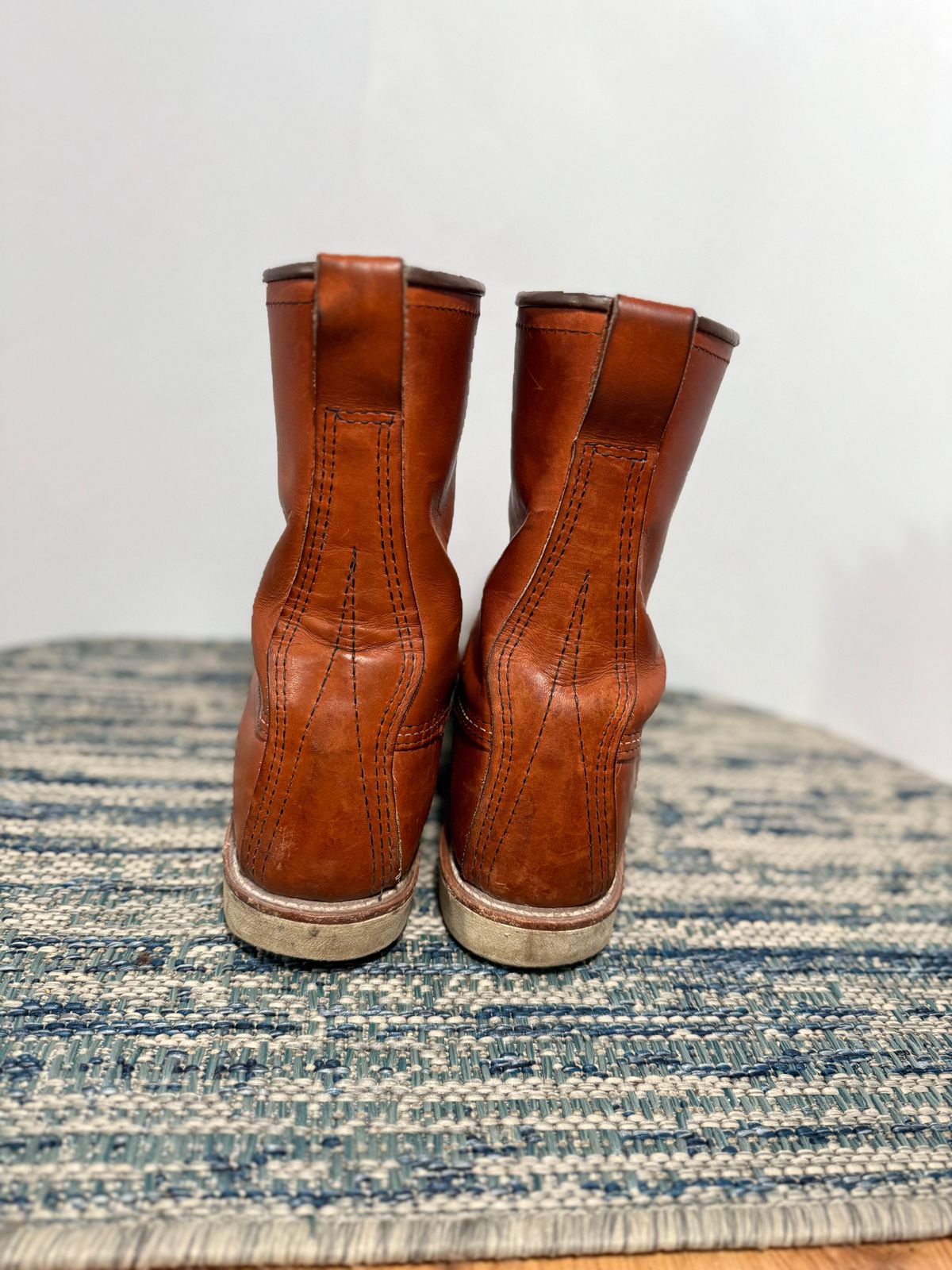 Photo by M_Vaughan on December 4, 2025 of the Red Wing 8-Inch Classic Moc in Oro Legacy Leather.