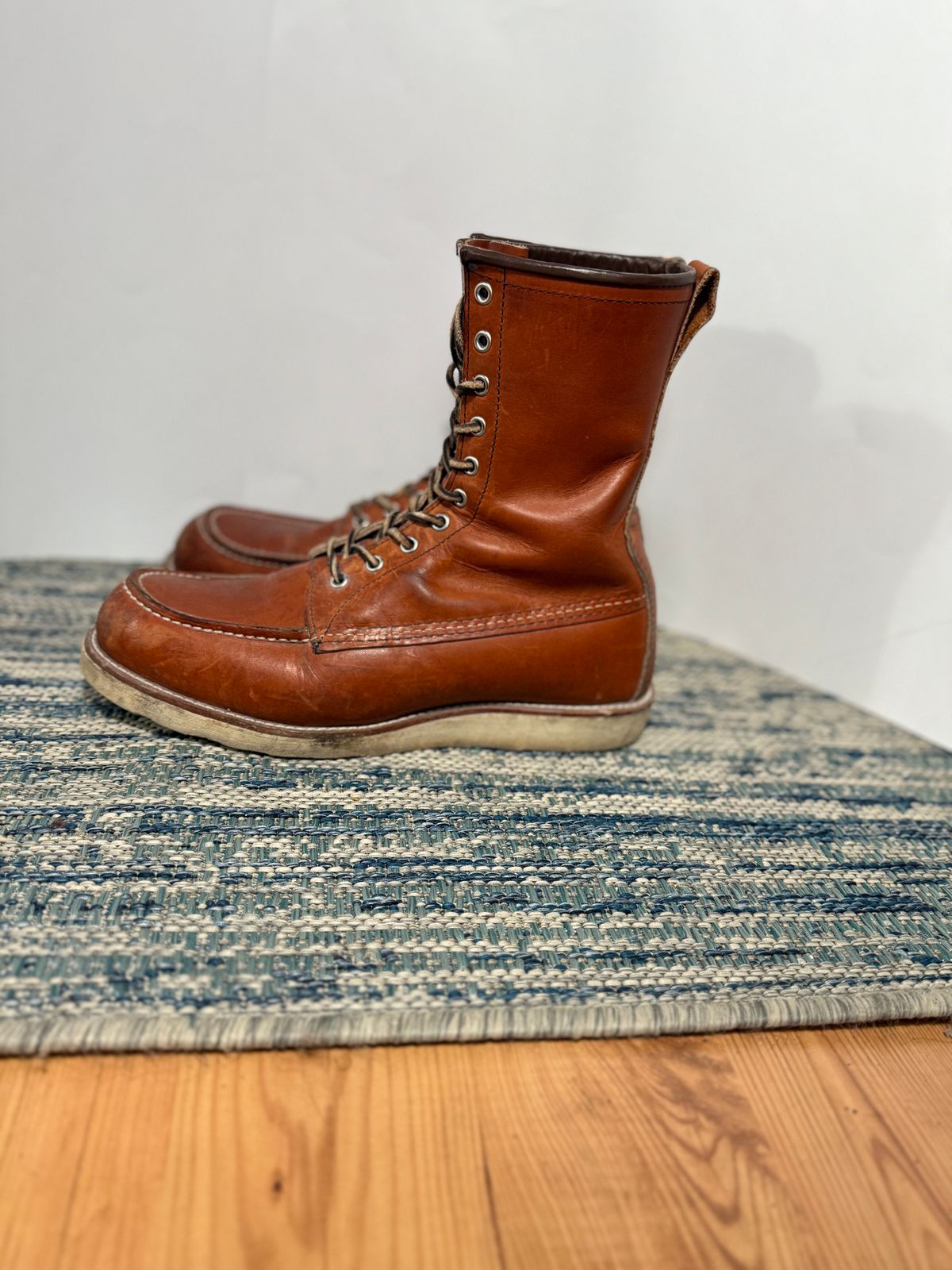 Photo by M_Vaughan on December 4, 2025 of the Red Wing 8-Inch Classic Moc in Oro Legacy Leather.