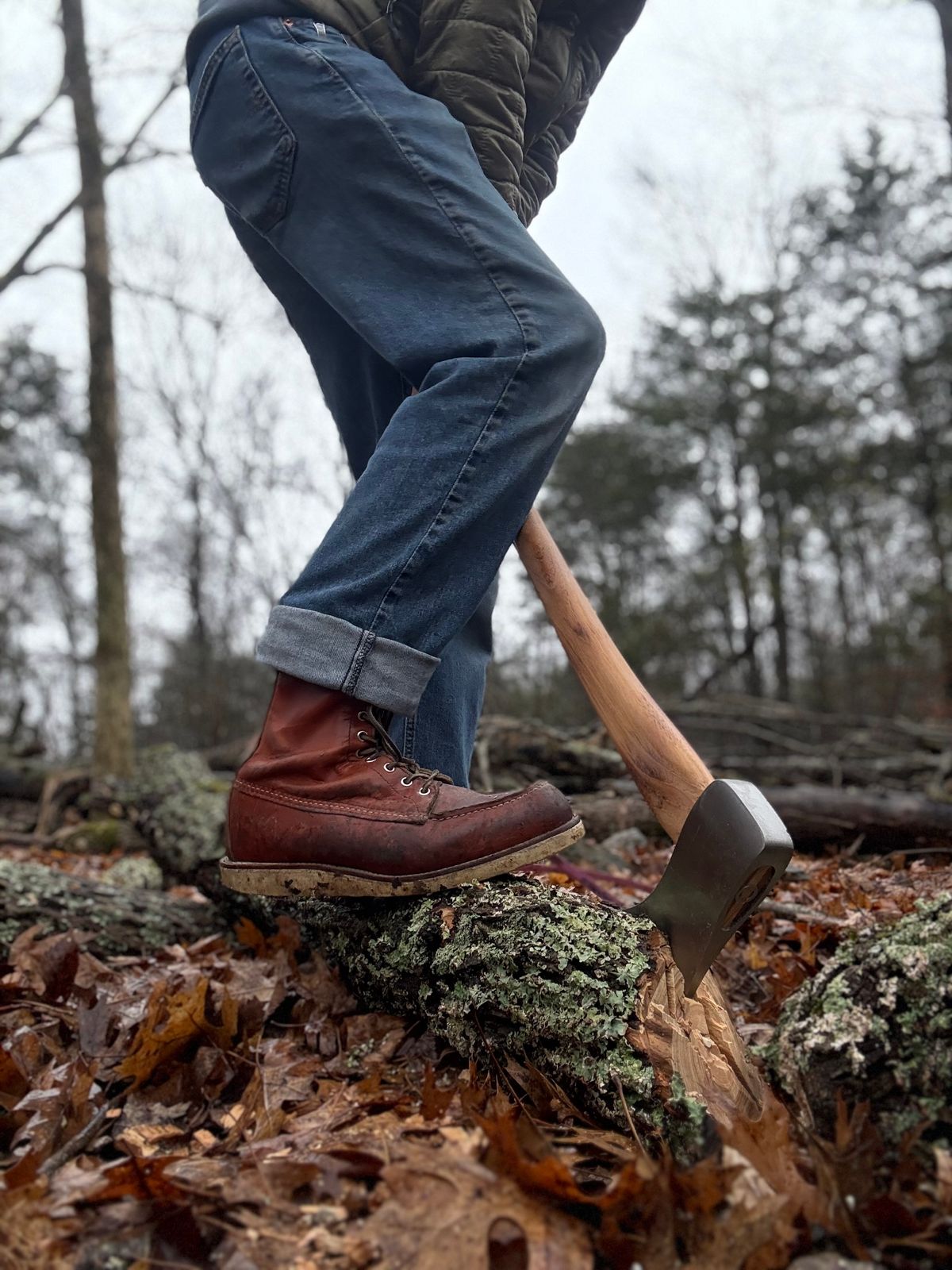Photo by M_Vaughan on February 15, 2026 of the Red Wing 8-Inch Classic Moc in Oro Legacy Leather.