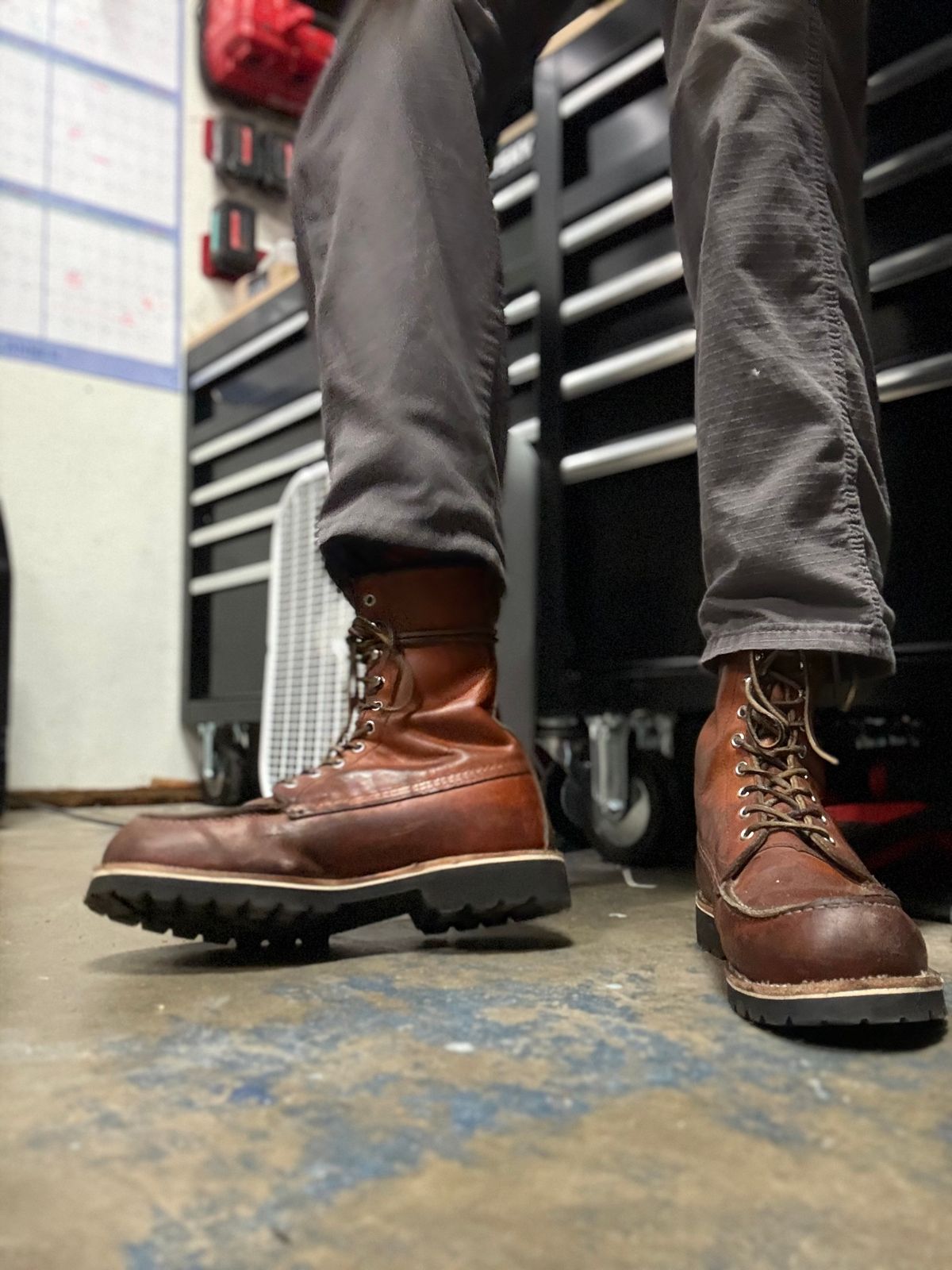 Photo by M_Vaughan on June 4, 2026 of the Red Wing 8-Inch Classic Moc in Oro Legacy Leather.
