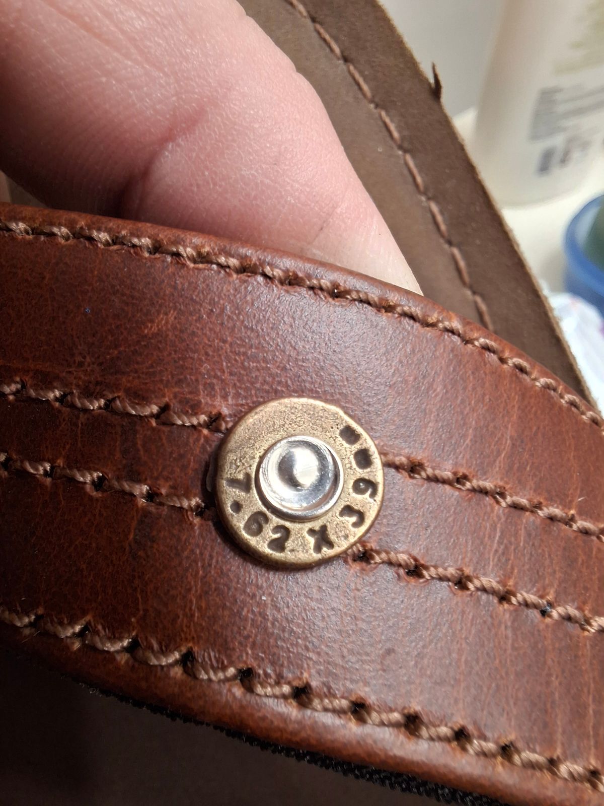 Photo by precision_arc_welding on December 27, 2025 of the Combat Flip Flops Men's AK in Unknown Leather.