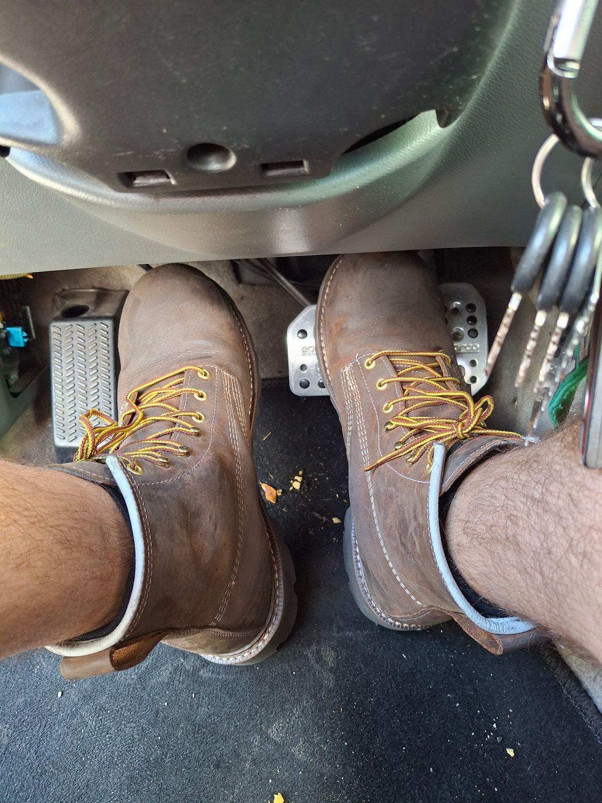 Photo by precision_arc_welding on February 18, 2026 of the Thorogood American Legacy 6" in Seidel Trail Crazy Horse.