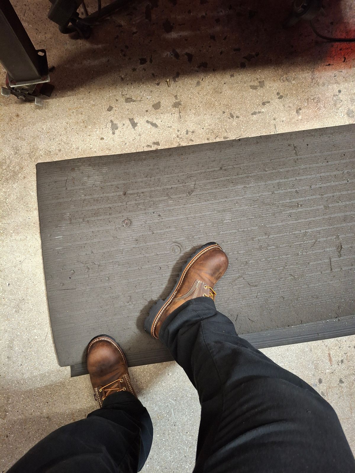 Photo by precision_arc_welding on February 10, 2026 of the Thorogood American Legacy 6" in Seidel Trail Crazy Horse.