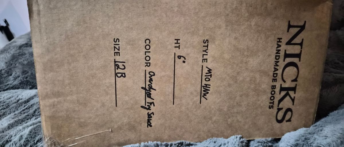 Photo by nubsrpro on February 10, 2026 of the Nicks MTO in Nicks / Wickett & Craig Overdyed "Fry Sauce".