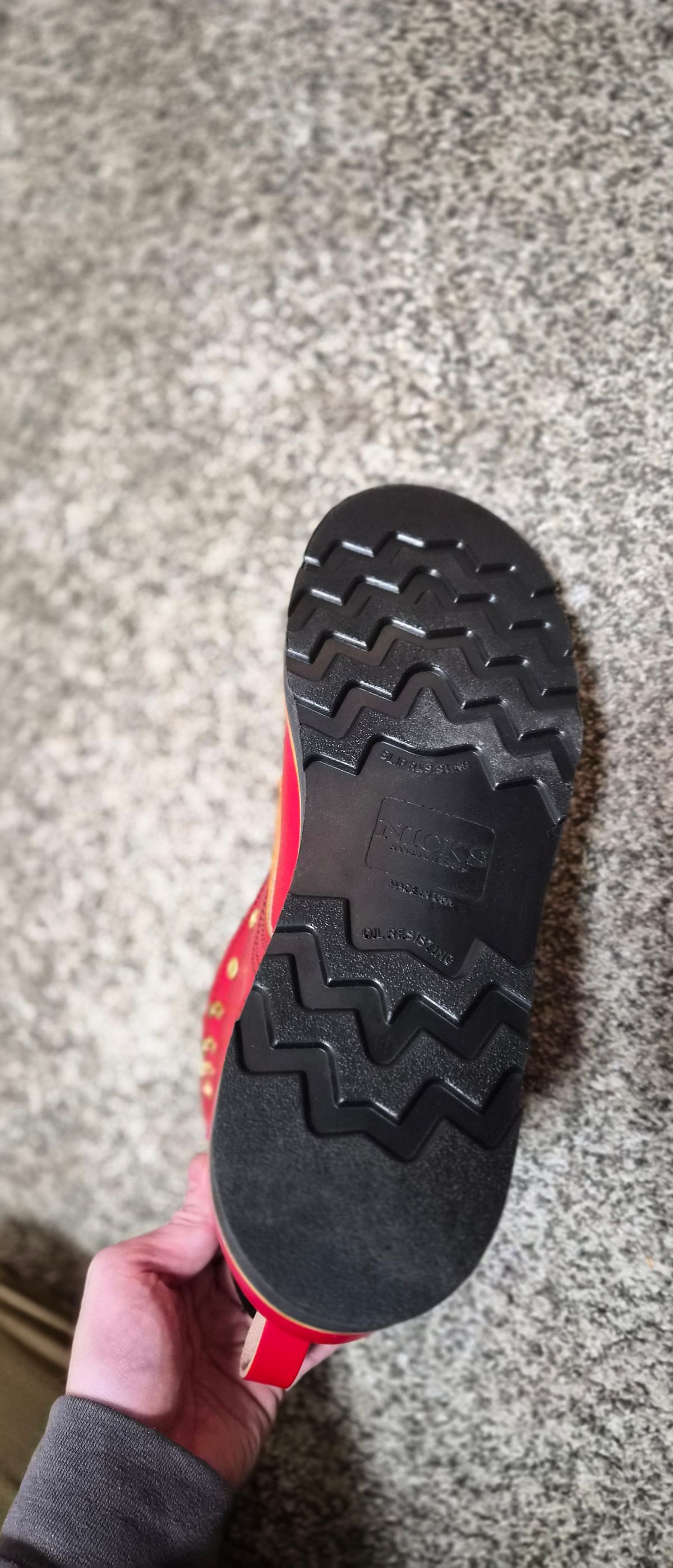 Photo by nubsrpro on February 10, 2026 of the Nicks MTO in Nicks / Wickett & Craig Overdyed "Fry Sauce".