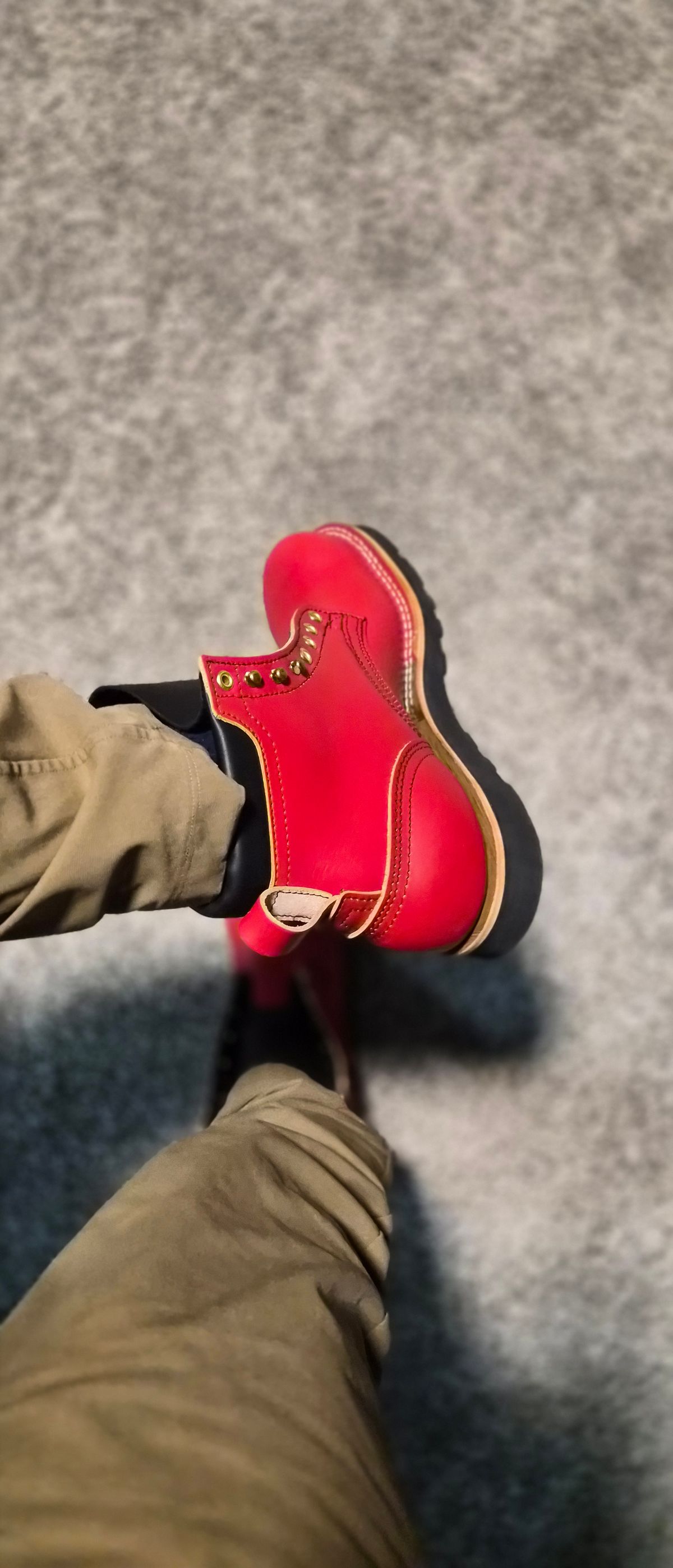 Photo by nubsrpro on February 10, 2026 of the Nicks MTO in Nicks / Wickett & Craig Overdyed "Fry Sauce".