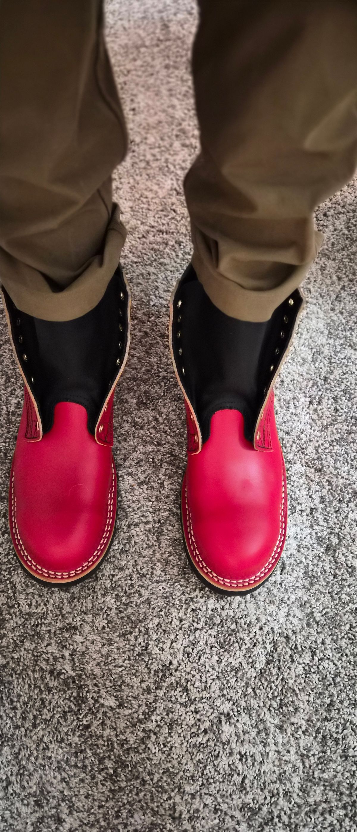 Photo by nubsrpro on February 10, 2026 of the Nicks MTO in Nicks / Wickett & Craig Overdyed "Fry Sauce".