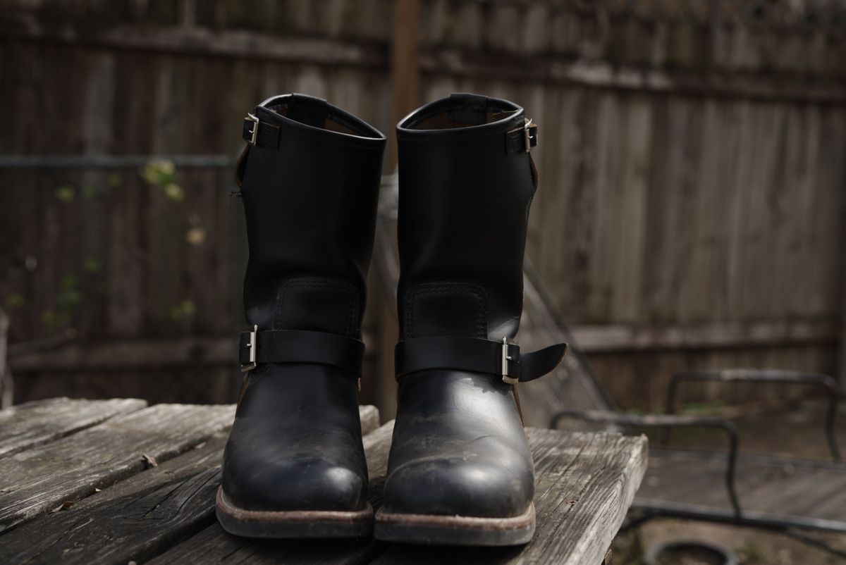 Photo by CountryManners on January 20, 2026 of the Red Wing 2966 ENGINEER in Klondike Leather.
