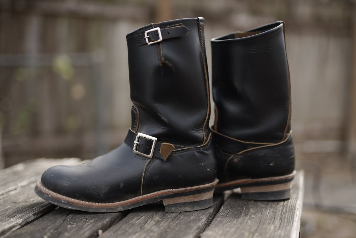 Photo by CountryManners on January 20, 2026 of the Red Wing 2966 ENGINEER in Klondike Leather.