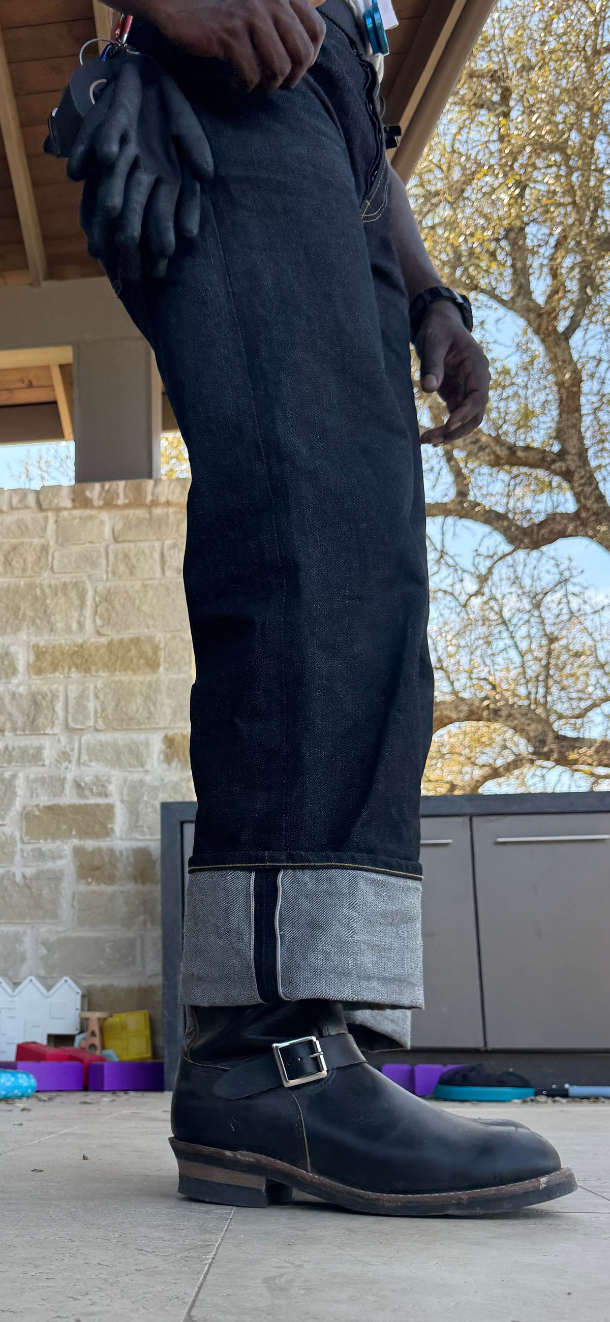 Photo by CountryManners on March 1, 2026 of the Red Wing 2966 ENGINEER in Klondike Leather.