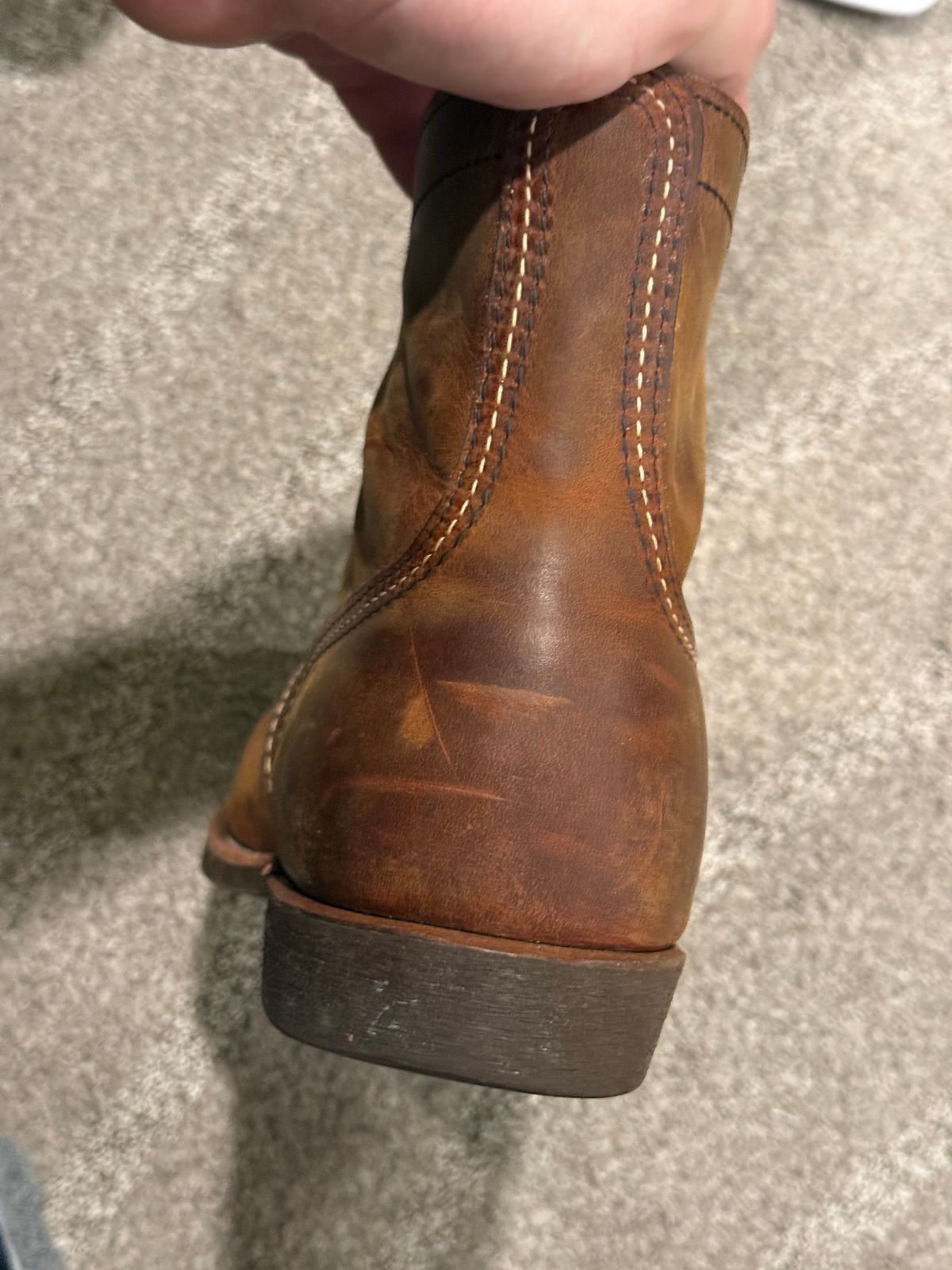 Photo by AJCIV on April 26, 2026 of the Red Wing Iron Ranger in S.B. Foot Copper Rough and Tough.