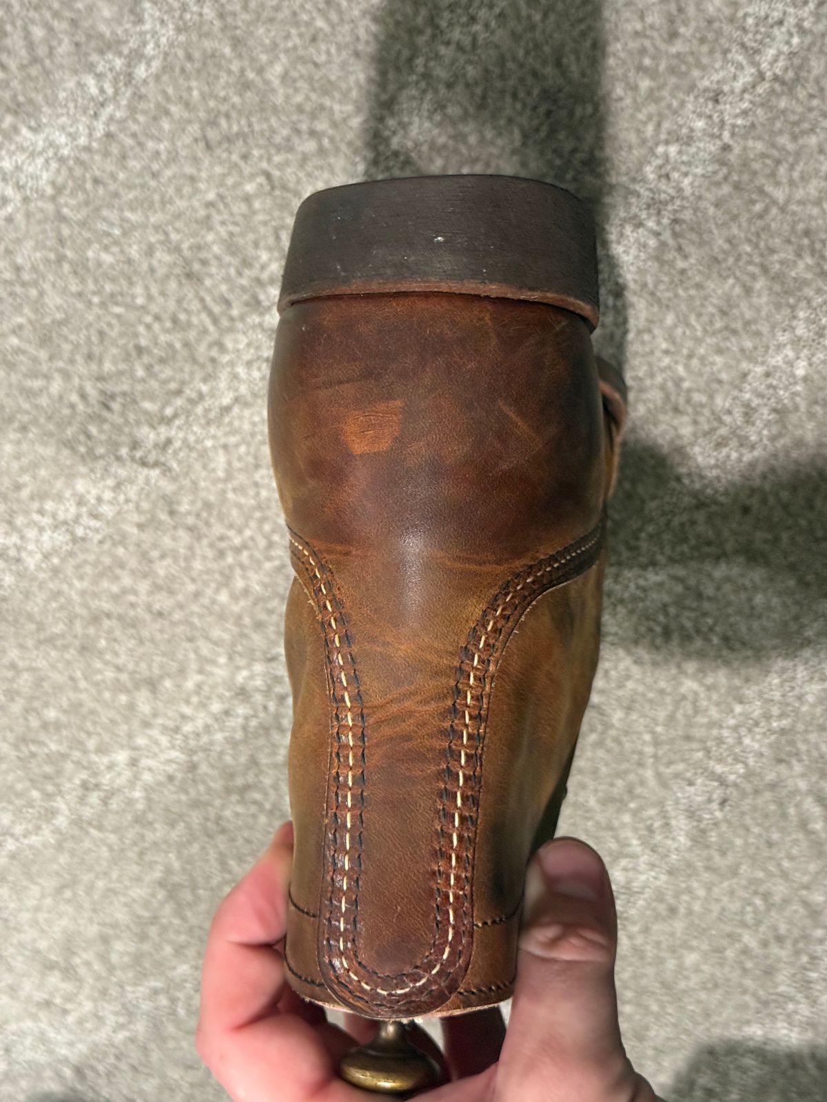 Photo by AJCIV on April 26, 2026 of the Red Wing Iron Ranger in S.B. Foot Copper Rough and Tough.