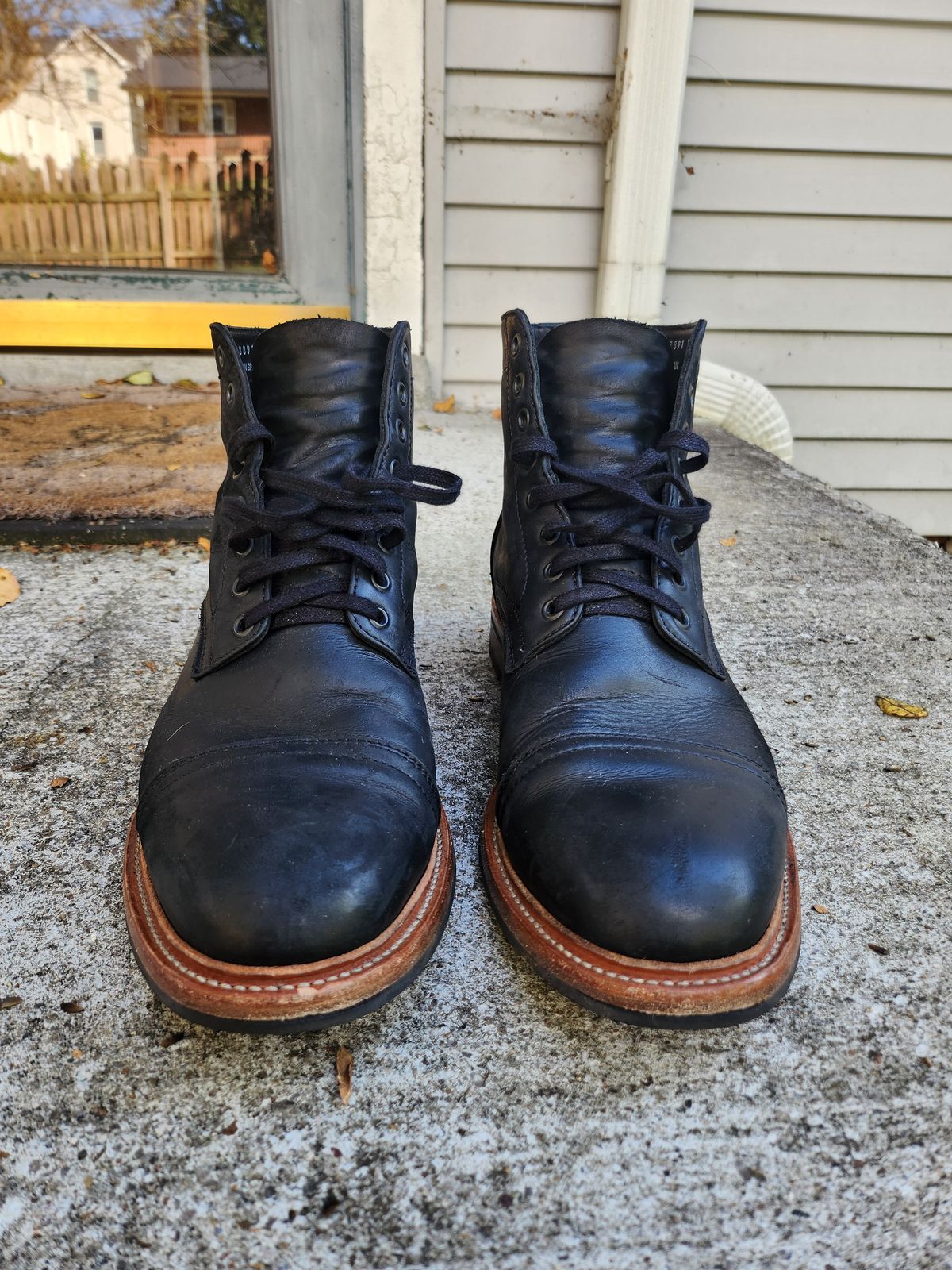 Photo by keeperofthekept on October 1, 2025 of the Parkhurst The Richmond in Matte Black Veg Tan Full Grain.